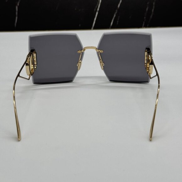 NEW 30MONTAIGNE S7U B0A0 DIOR GOLD GREY WOMEN DIOR SUNGLASSES - Picture 10 of 15